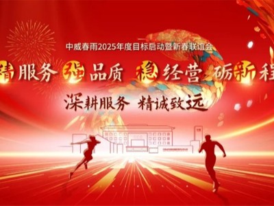 深耕服務(wù) 精誠致遠(yuǎn) | 中威春雨2025年度目標(biāo)啟動(dòng)暨新春聯(lián)誼會(huì)圓滿落幕